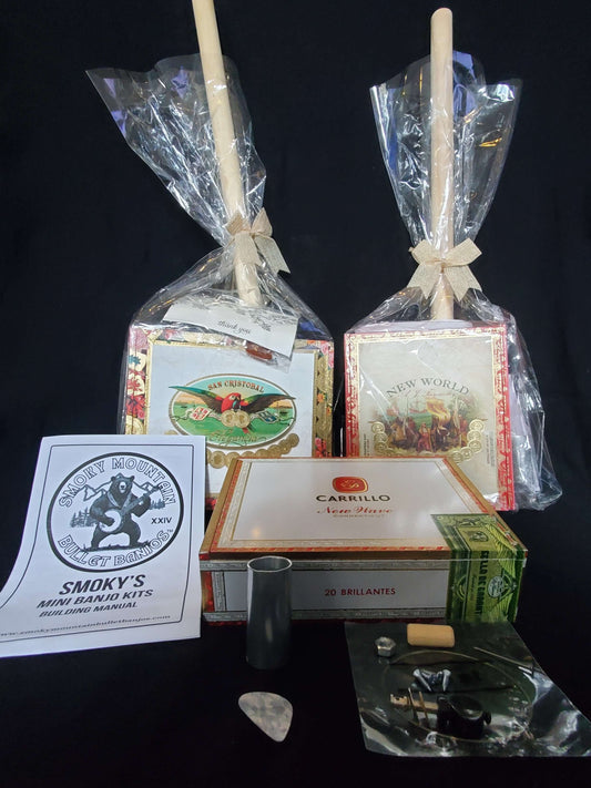 banjos banjo kits cigar box banjos build a banjo kit handmade banjos handmade guitars
