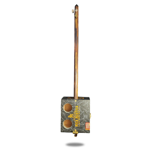 "Smooth Leaf" Regular Cigar Box Bullet Banjo