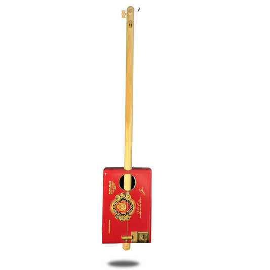 "The Crest" Premium Cigar Box Bullet Banjo