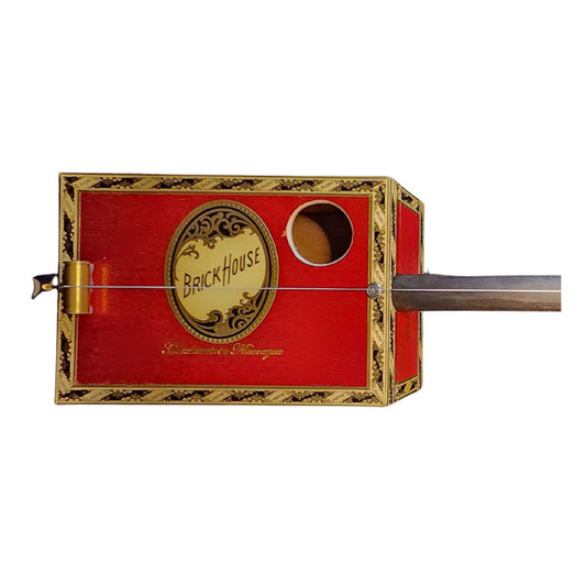 "Brick Slab" Mini Cigar Box Bullet Banjo