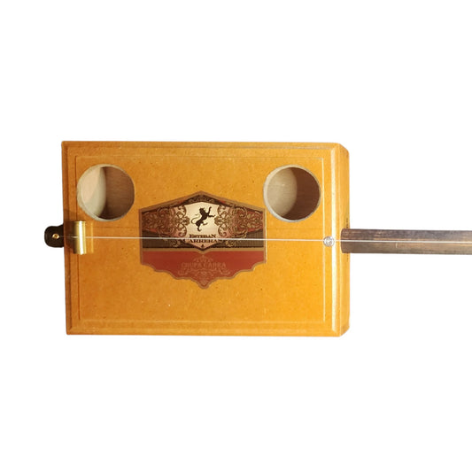 "Cork Board" Premium Cigar Box Bullet Banjo