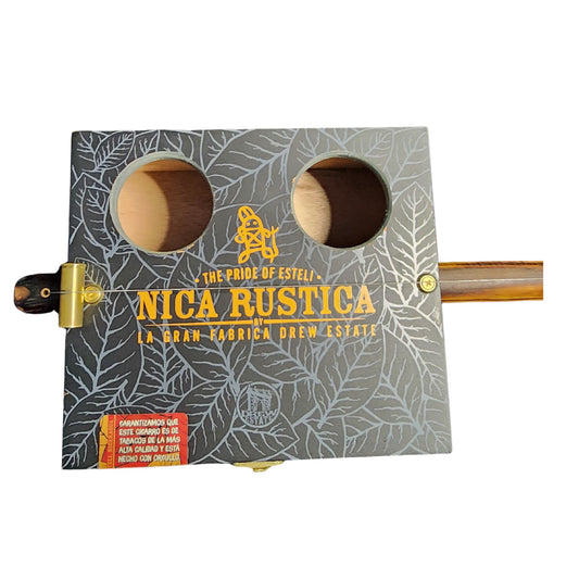 "Smooth Leaf" Regular Cigar Box Bullet Banjo