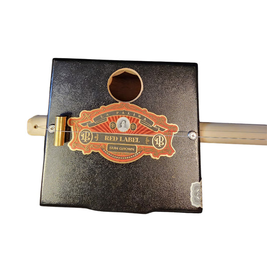 "Big Top" Mini Cigar Box Bullet Banjo