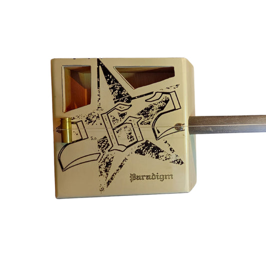"Star Scroll" Mini Cigar Box Bullet Banjo