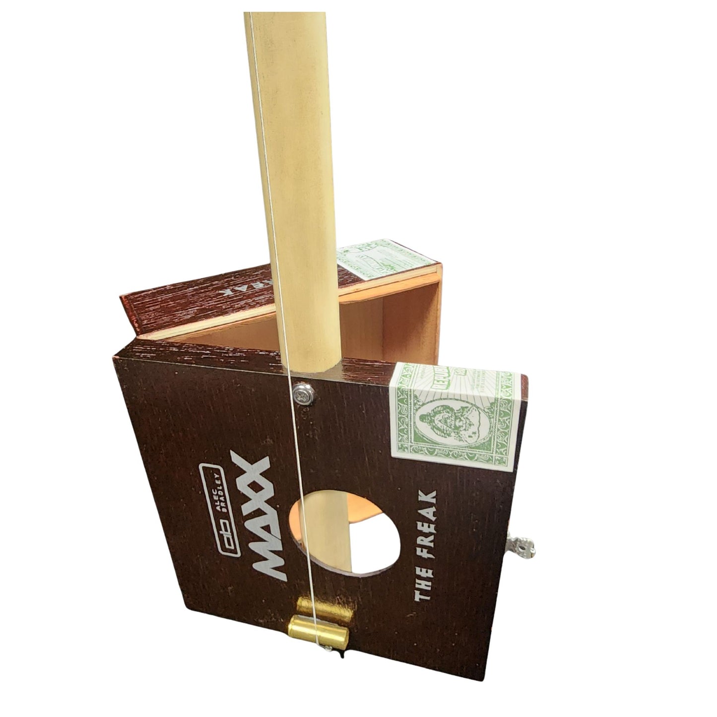 "Mad Maxx" Mini Cigar Box Bullet Banjo