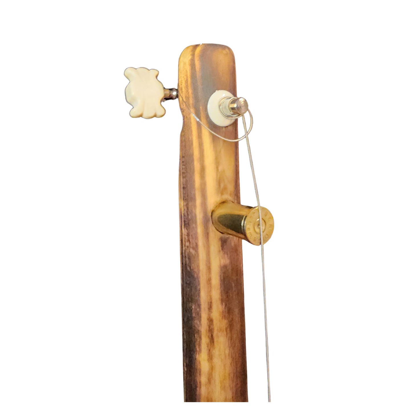 "Rough Cut" Premium Cigar Box Bullet Banjo