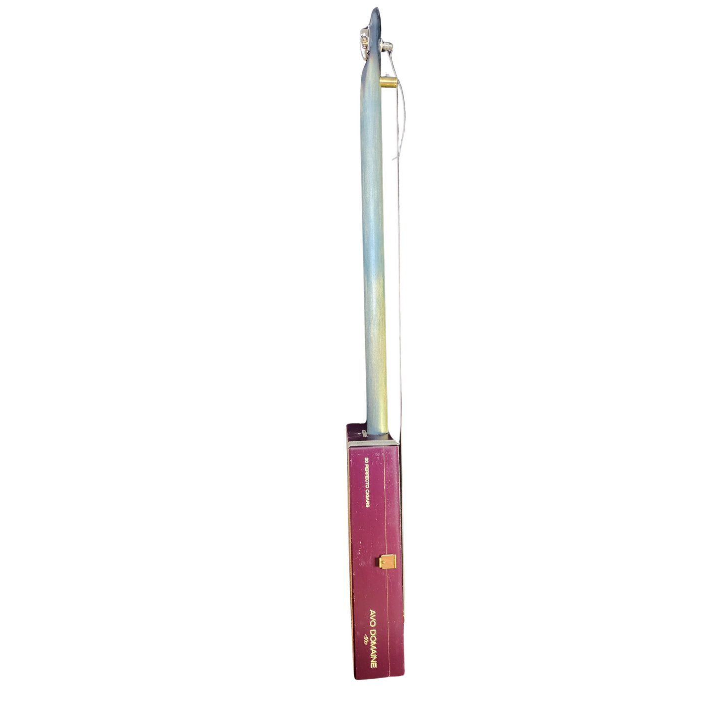 "Purple Plum" Regular Cigar Box Bullet Banjo