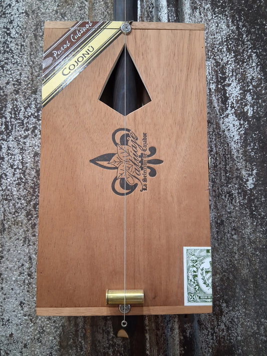 "Golden Arrow" Premium Cigar Box Bullet Banjo