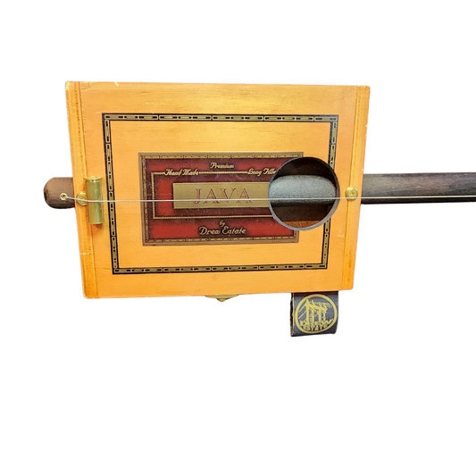 "Good Coffee" Mini Cigar Box Bullet Banjo