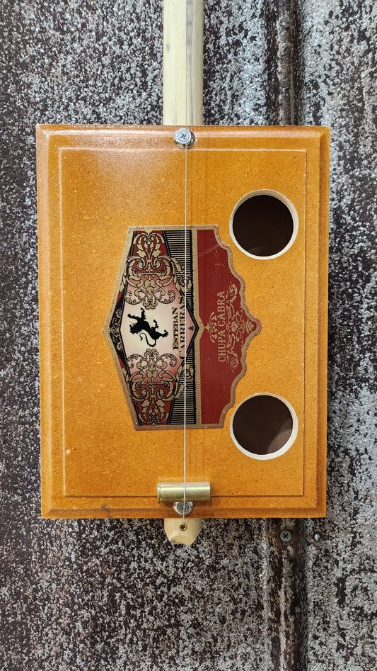 "Mountain Lion" Regular Cigar Box Bullet Banjo
