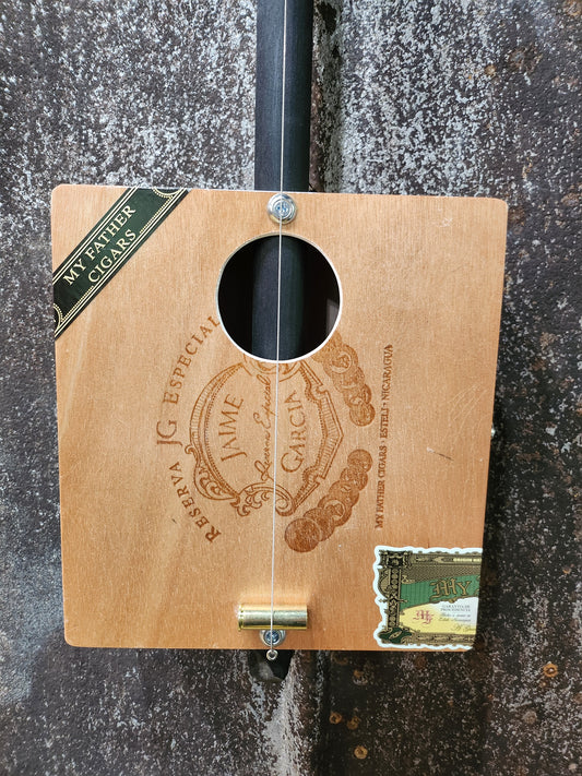 "Sweet Peace" Regular Cigar Box Bullet Banjo