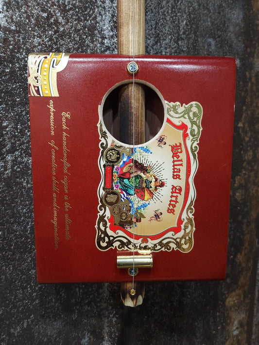 "Consort" Mini Cigar Box Bullet Banjo