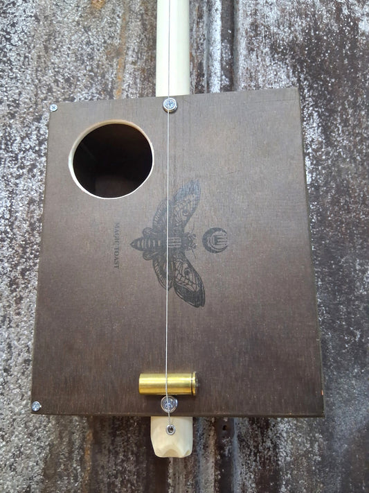 "Night Queen" Regular Cigar Box Bullet Banjo