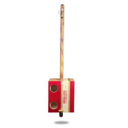 "Racing Stripe" Regular Cigar Box Banjo