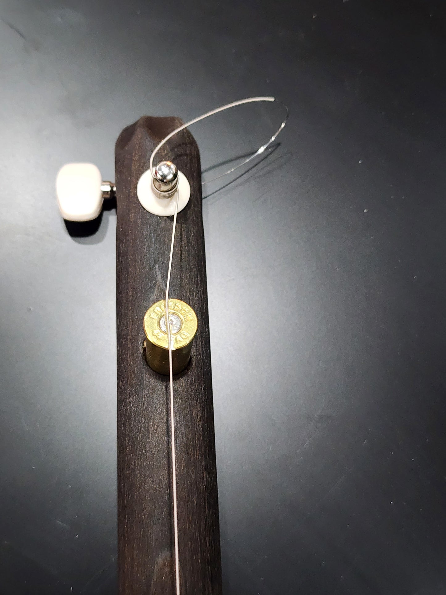 "The Amazonian" Premium Cigar Box Bullet Banjo