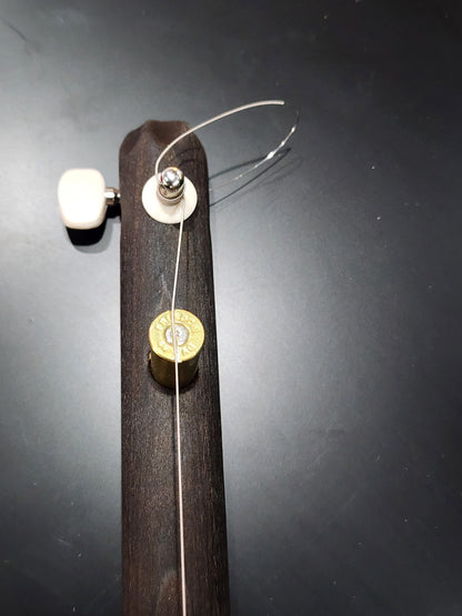 "The Amazonian" Premium Cigar Box Bullet Banjo