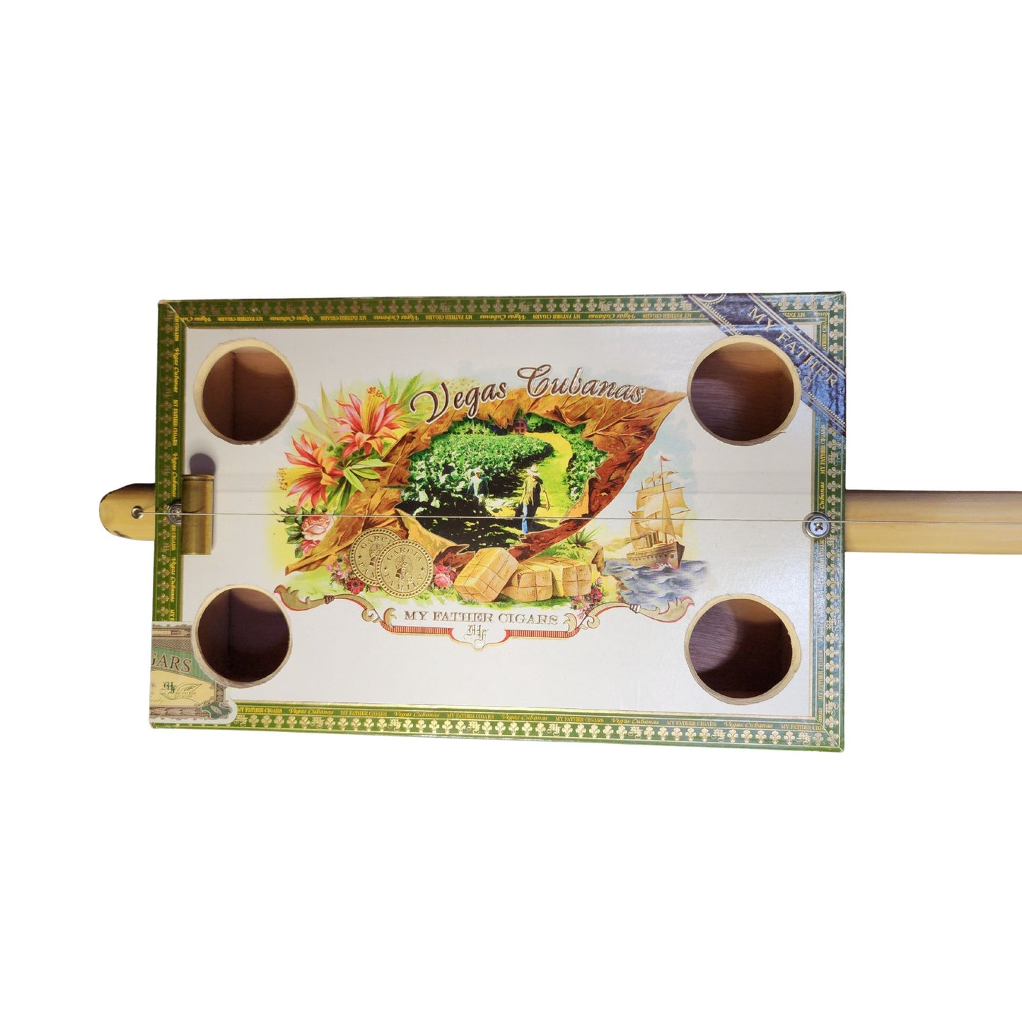 "The Trade" Regular Cigar Box Bullet Banjo