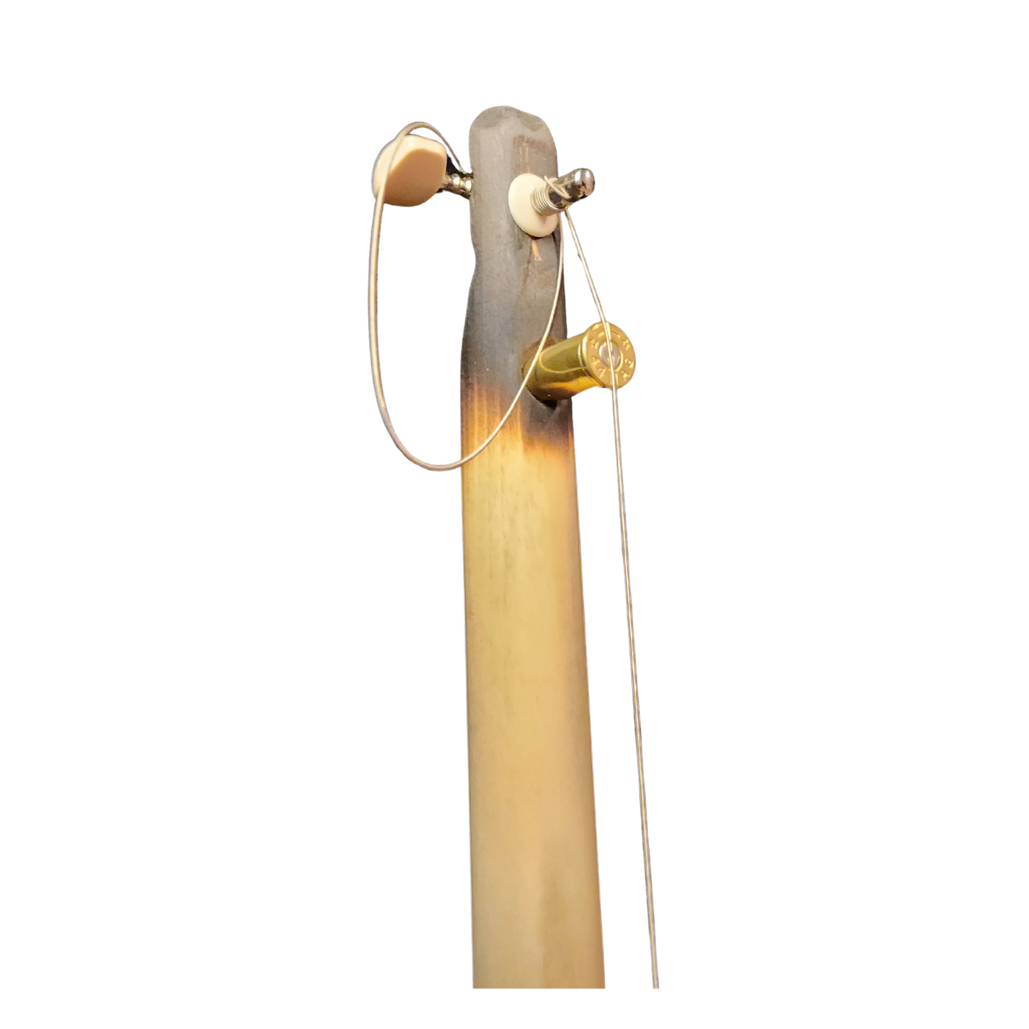 "Why Red" Mini Cigar Box Bullet Banjo