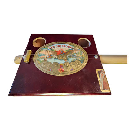 "Tropical Paradise" Premium Cigar Box Bullet Banjo