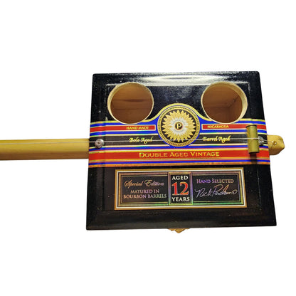 "The Strip" Premium Cigar Box Bullet Banjo