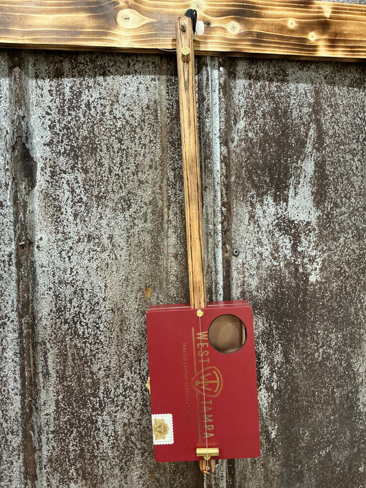 “Mauve Tamp” Mini Cigar Box Bullet Banjo