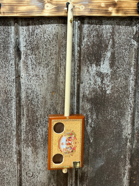 “The Royale” Premium Cigar Box Bullet Banjo