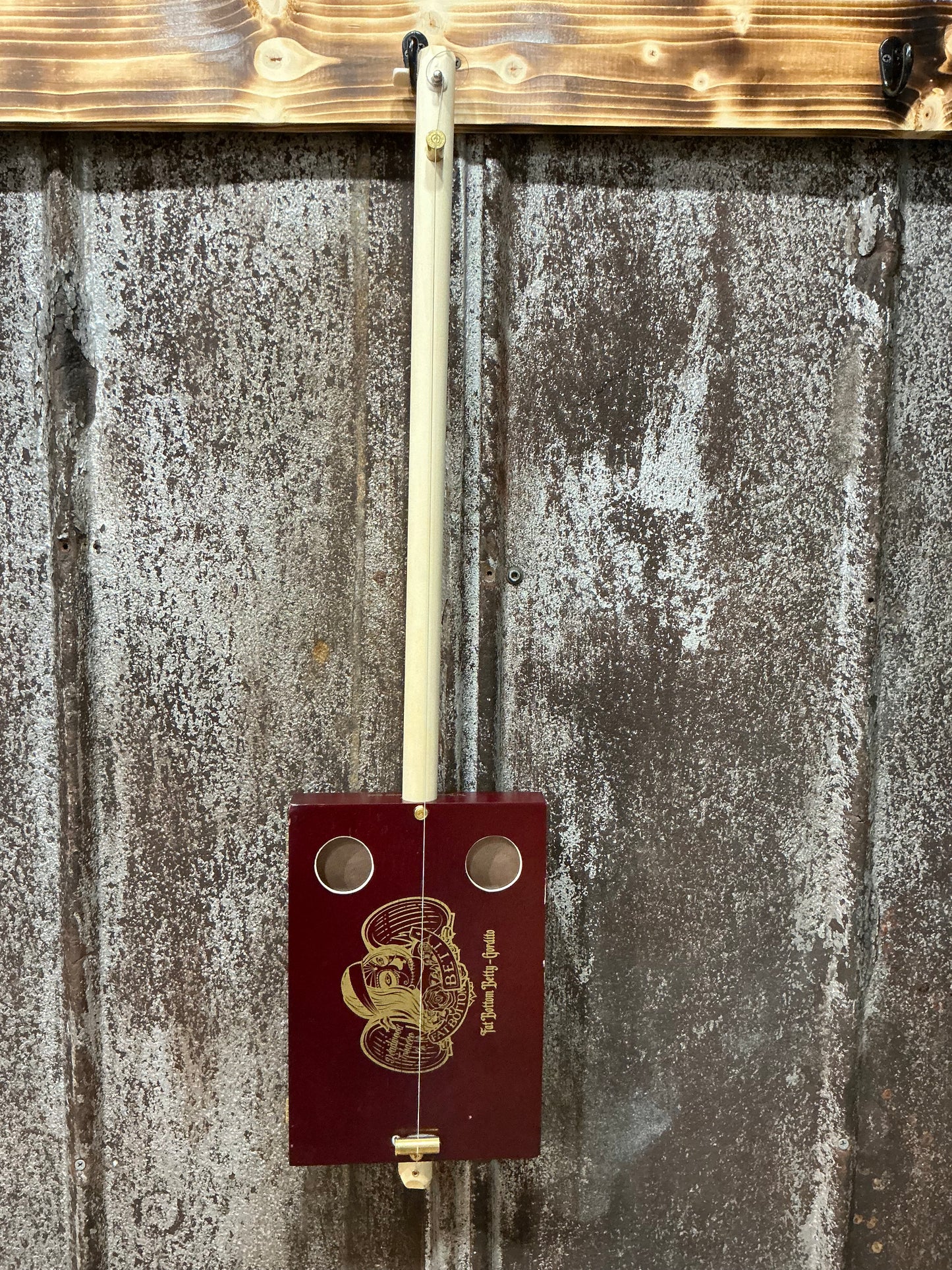 "Rock-a-Billy" Premium Cigar Box Bullet Banjo