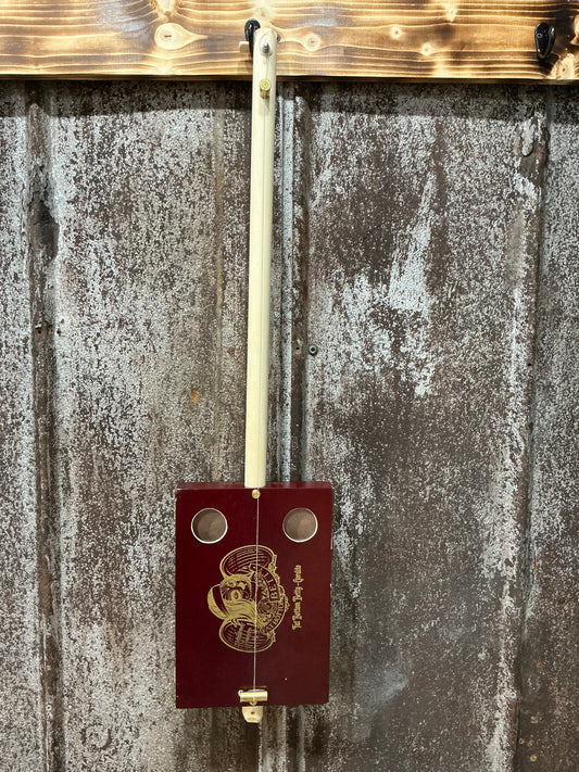 "Rock-a-Billy" Premium Cigar Box Bullet Banjo
