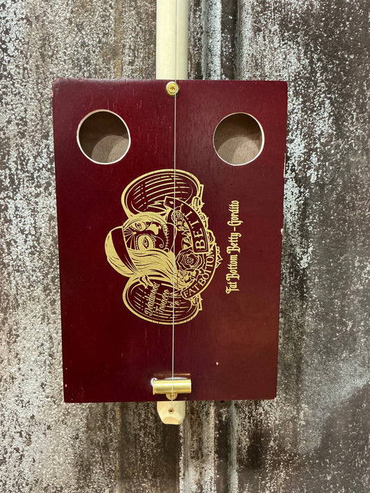 "Rock-a-Billy" Premium Cigar Box Bullet Banjo