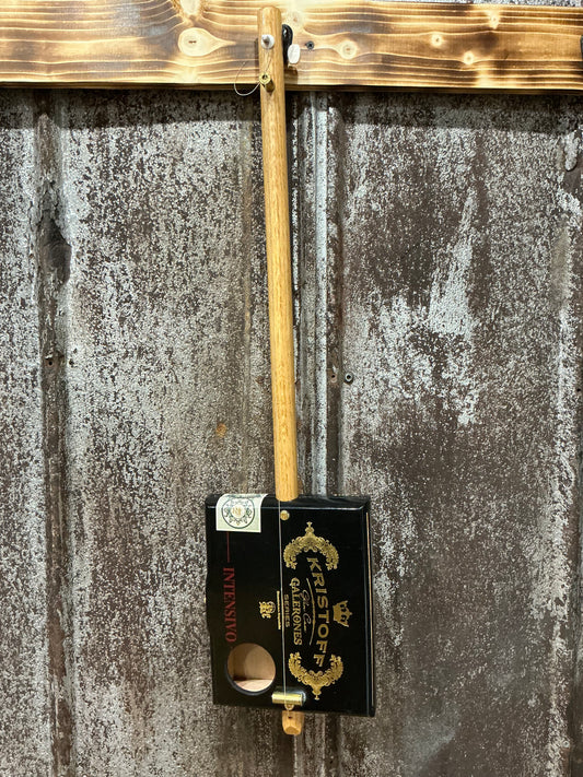 "Intense" Premium Cigar Box Bullet Banjo