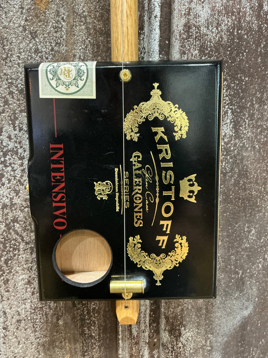 "Intense" Premium Cigar Box Bullet Banjo