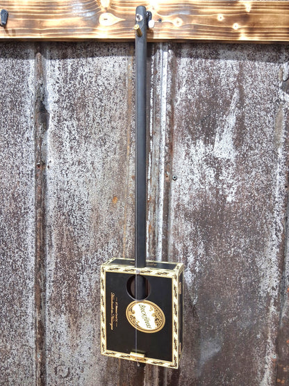 "Dark Bricks"  Regular Cigar Box Bullet Banjo
