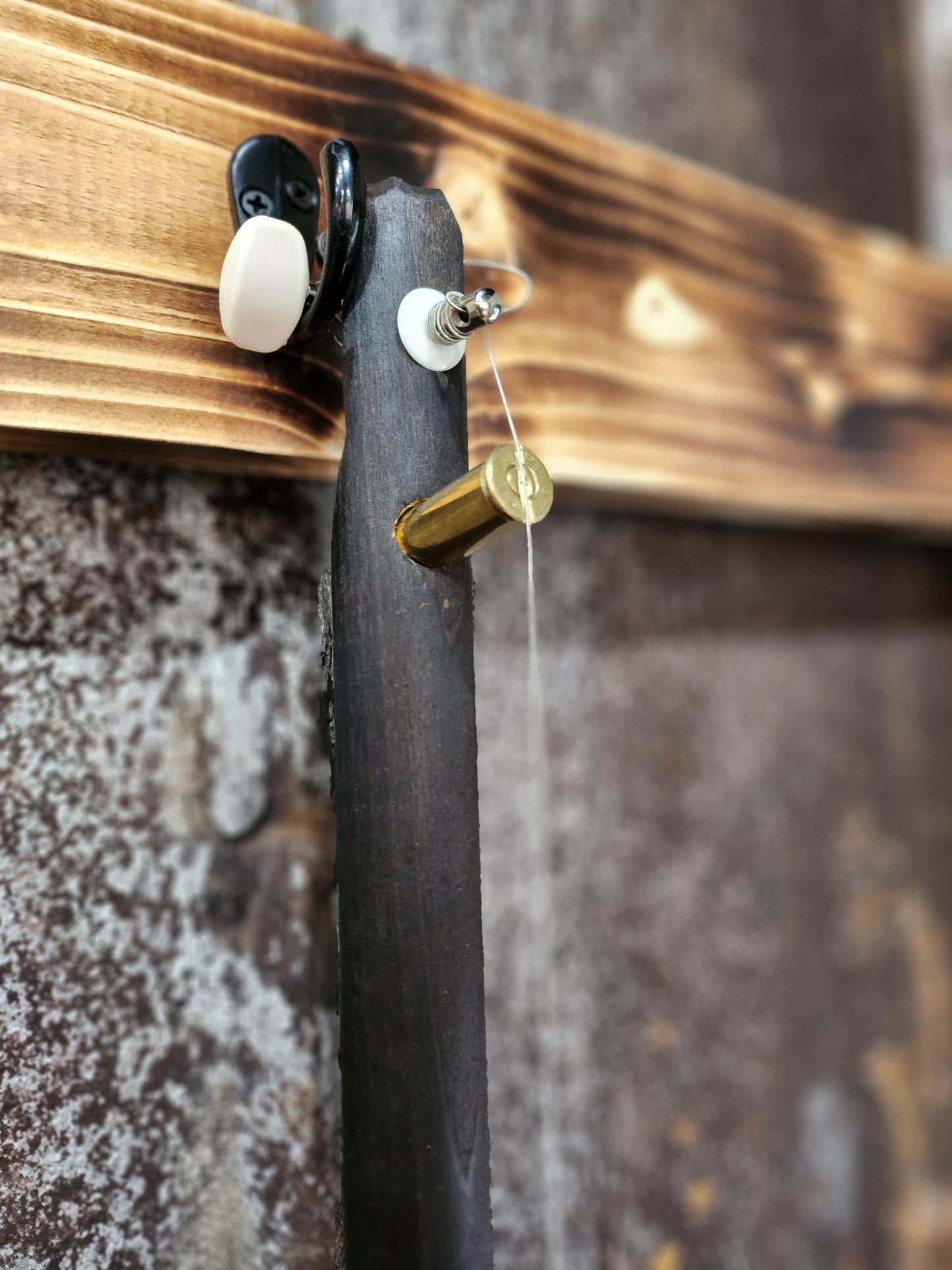 "JAVA LAVA" Regular Cigar Box Bullet Banjo