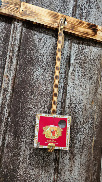 "Where Vat Romeo" Mini Cigar Box Bullet Banjo