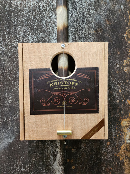 "Mocha Melody" Cigar Box Bullet Banjo