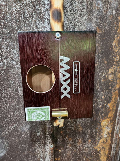 "Cheetah Maxx" Mini Cigar Box Bullet Banjo