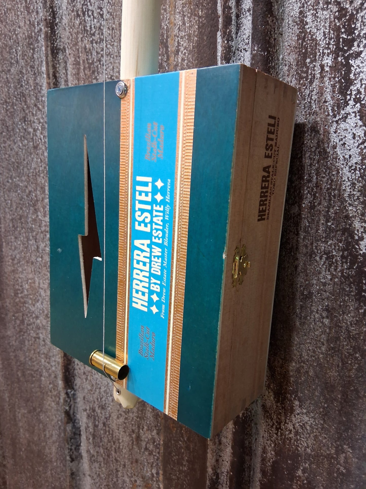 "Given Energy" Premium Cigar Box Bullet Banjo