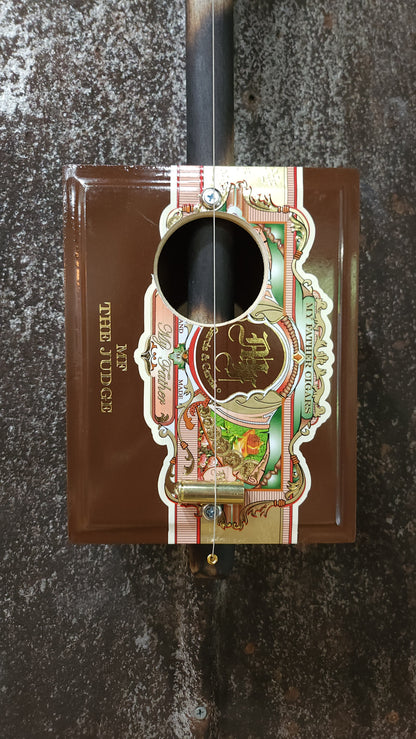 "Malt Baller" Mini Cigar Box Bullet Banjo