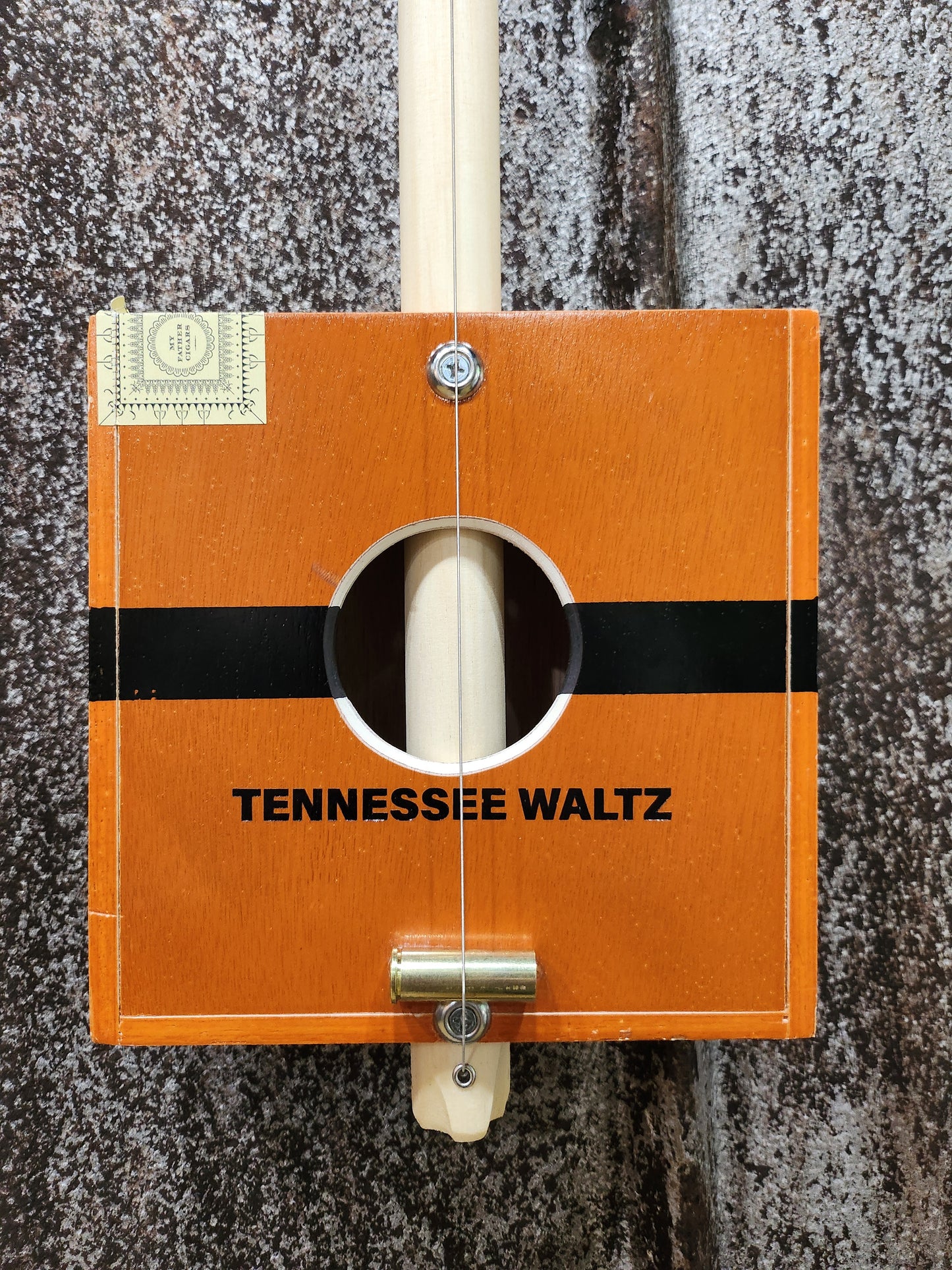 "TN Twinkle" Mini Cigar Box Bullet Banjo