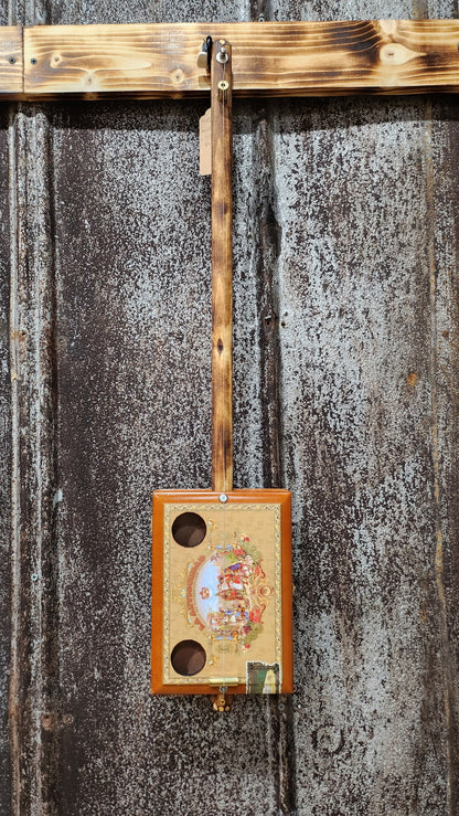 "Social Time" Premium Cigar Box Bullet Banjo