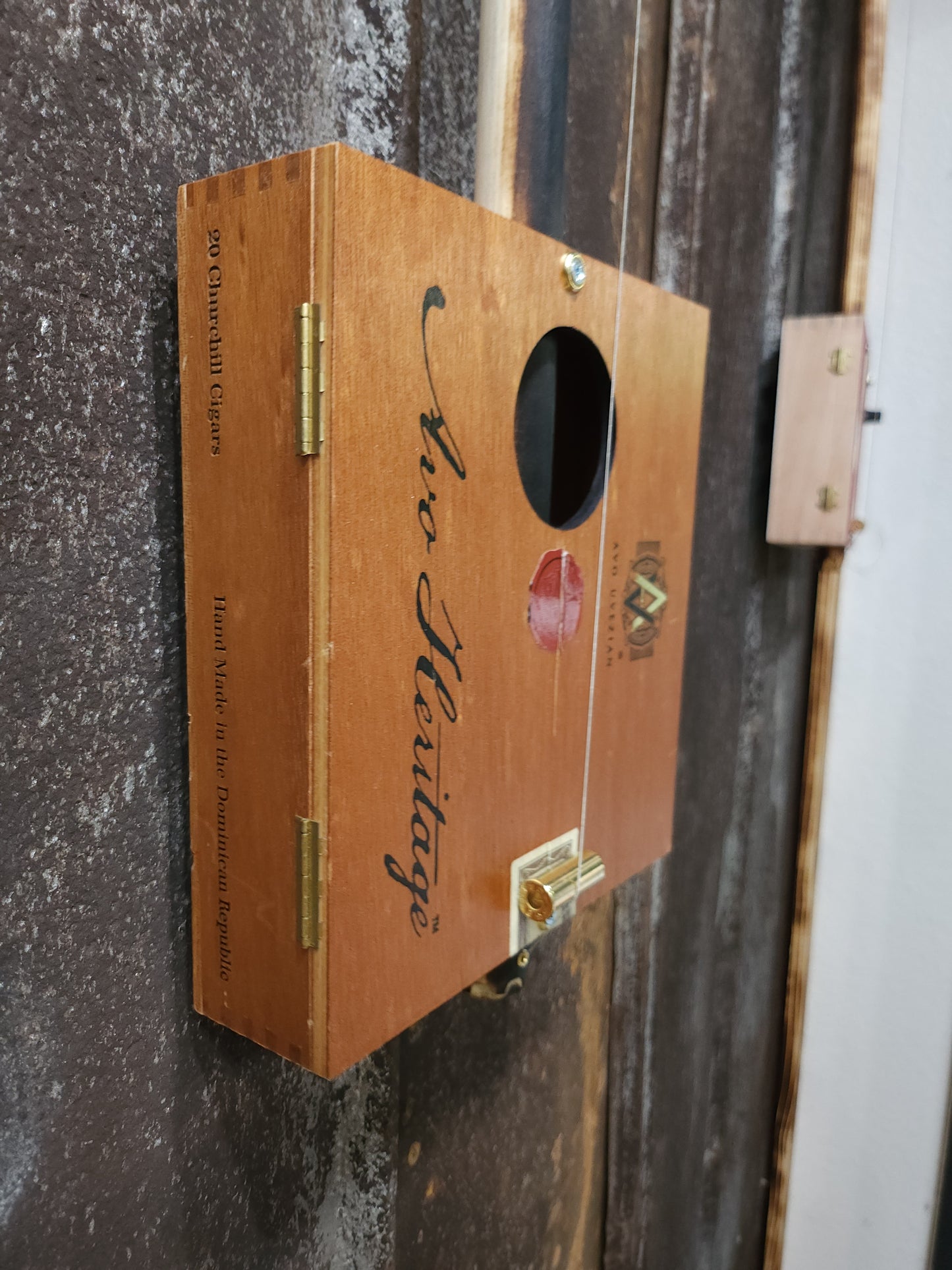 "Royal Mail" Premium Cigar Box Bullet Banjo
