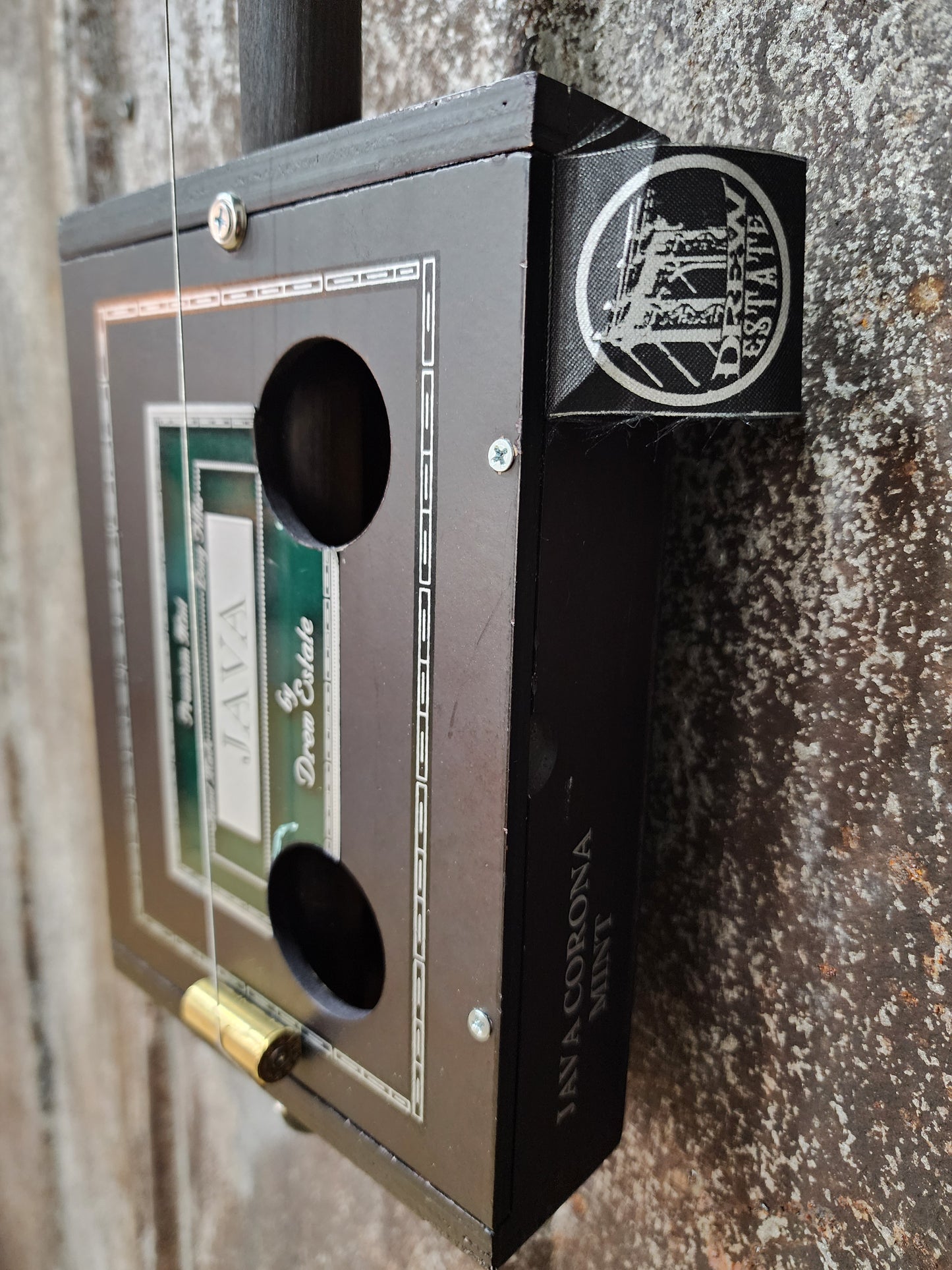 "Mint Chocolate Java" Mini Cigar Box Bullet Banjo