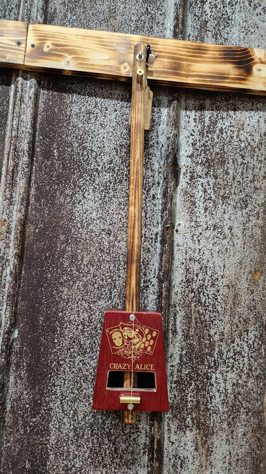 "Retro Rodeo" Mini Acoustic Cigar Box Bullet Banjo