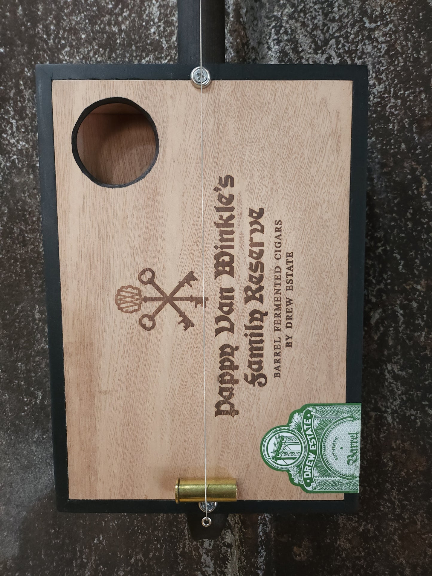 "Dark Nordic" Regular Cigar Box Bullet Banjos