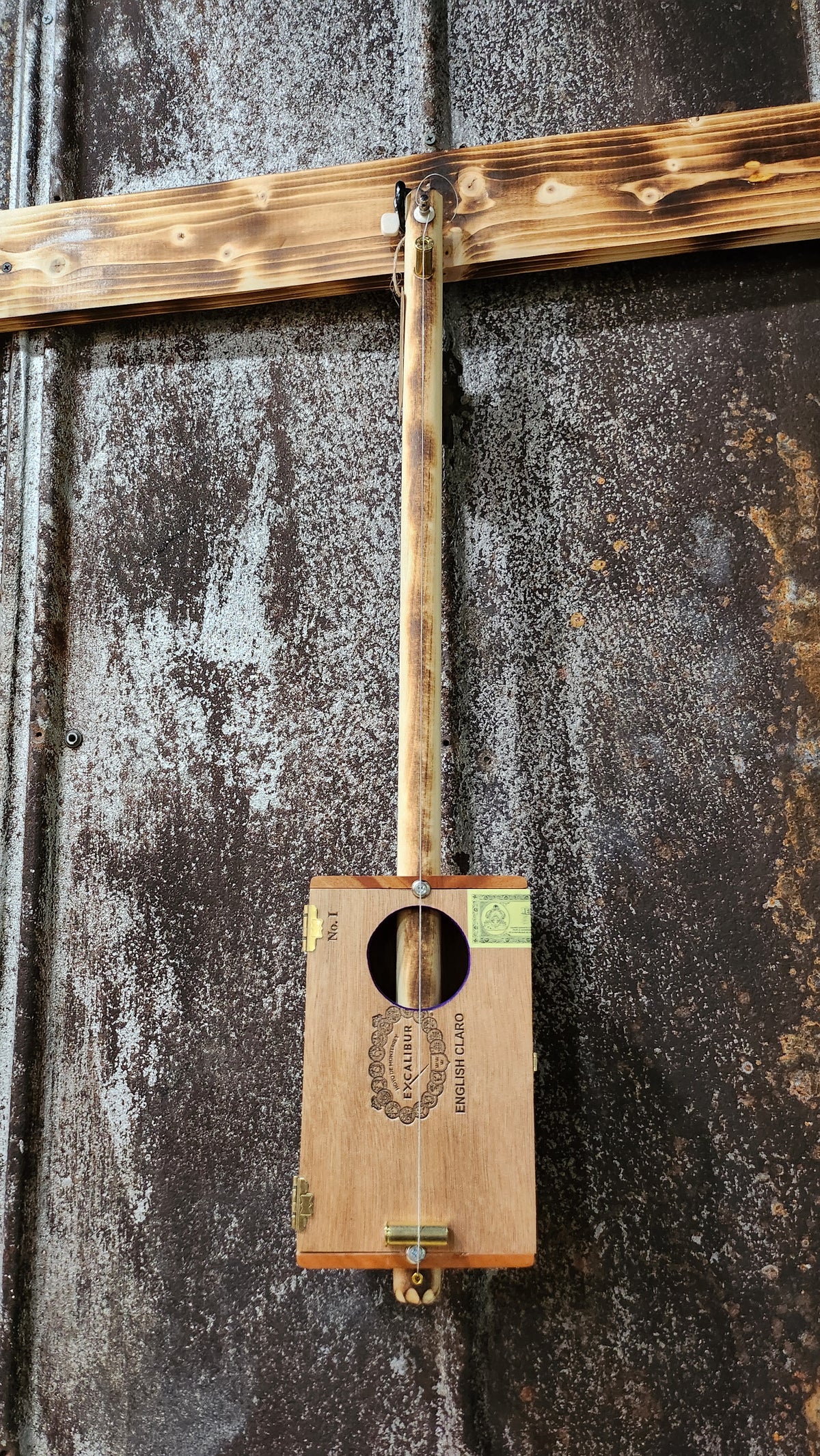 "Tall Box" Mini Cigar Box Bullet Banjo