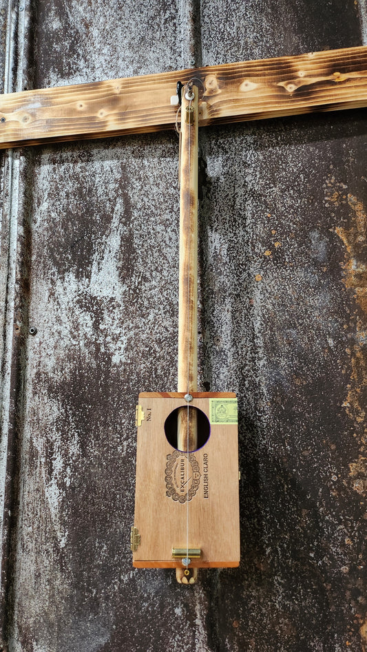 "Tall Box" Mini Cigar Box Bullet Banjo