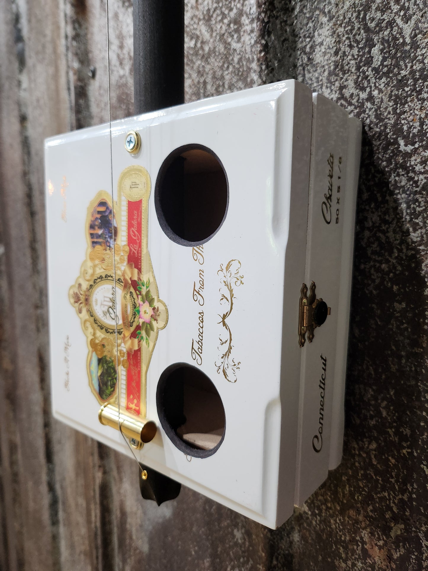 "OHAGURO" Mini Cigar Box Bullet Banjo