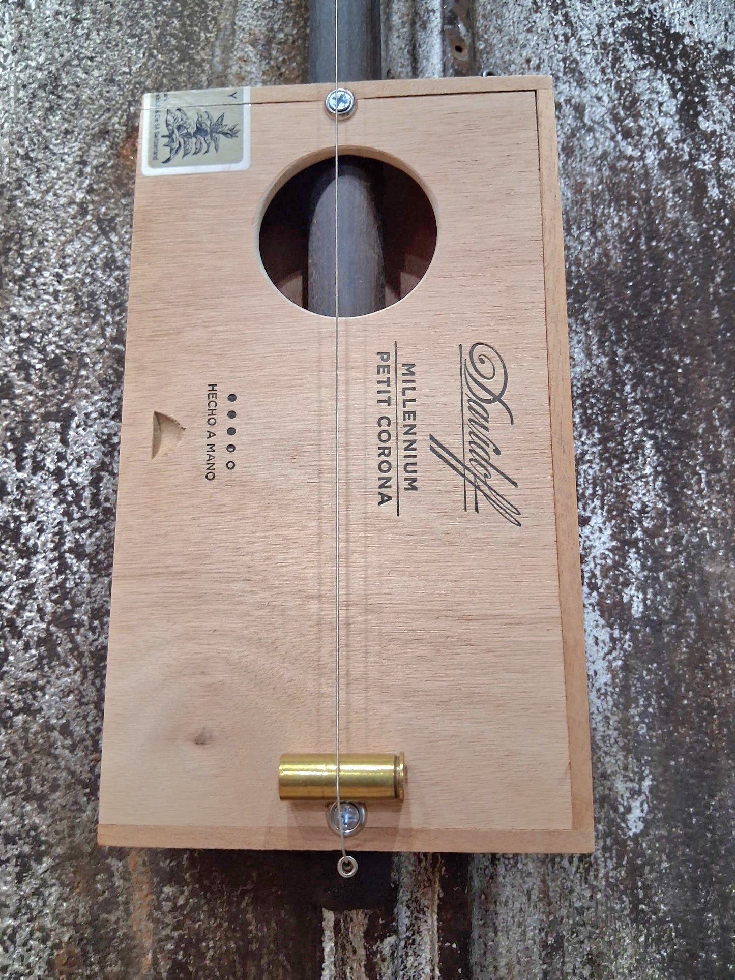 "Lil Bow Diddle" Mini Cigar Box Bullet Banjo