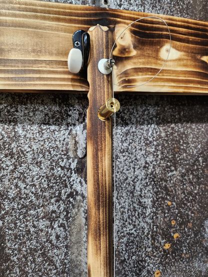 "Oak & Honey" Mini Cigar Box Bullet Banjo
