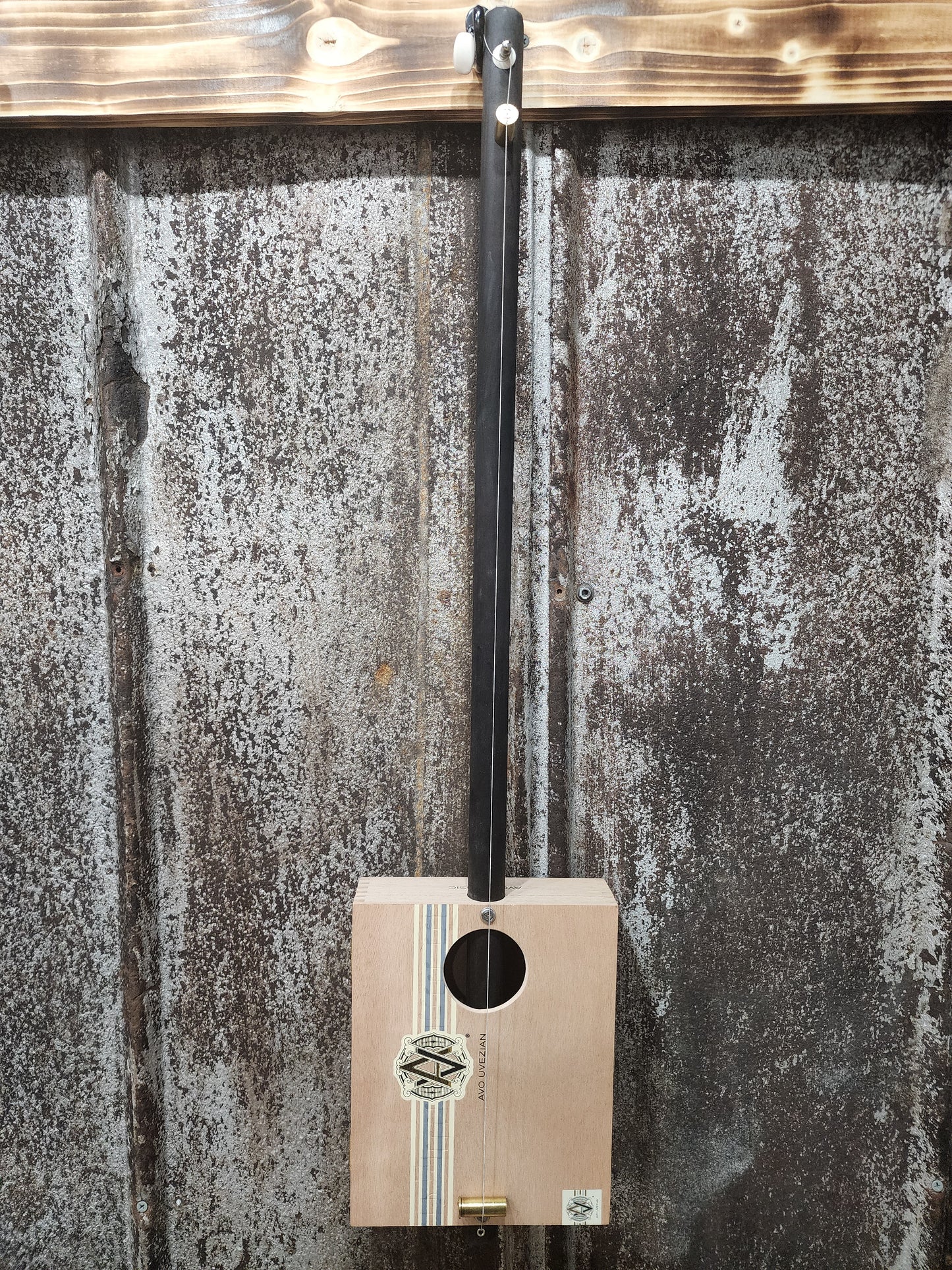 "Music Sensation" Regular Cigar Box Bullet Banjo